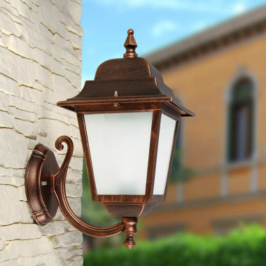 ATHENA Classic Square Wall Lantern Outdoor Garden Lighting