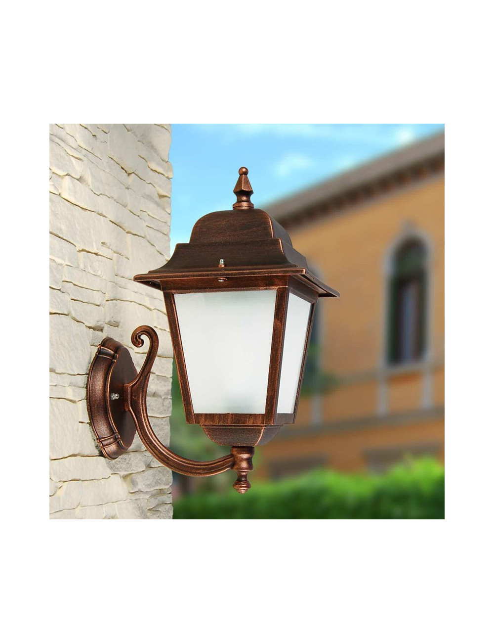 ATHENA Classic Square Wall Lantern Outdoor Garten Beleuchtung