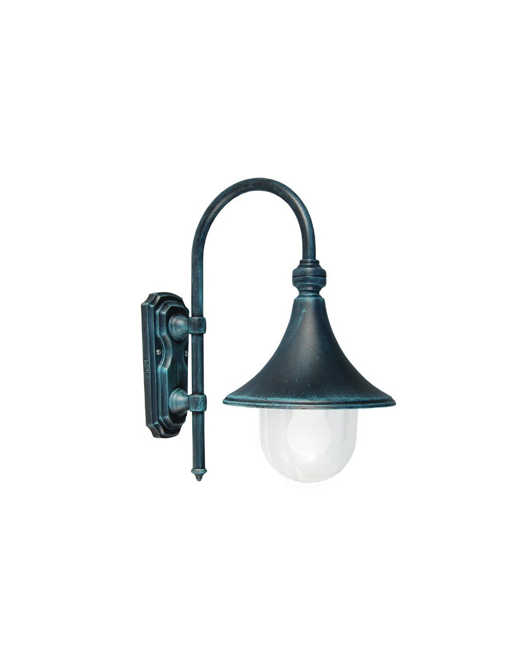 DIONE BLACK Lanterne Murale Traditionnelle Classique Lampe d’Extérieur 1901A-B3 Liberti Lampe