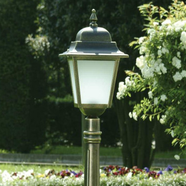 ATHENA Lampioncino Classic Lámpara cuadrada Iluminación de jardín al aire libre