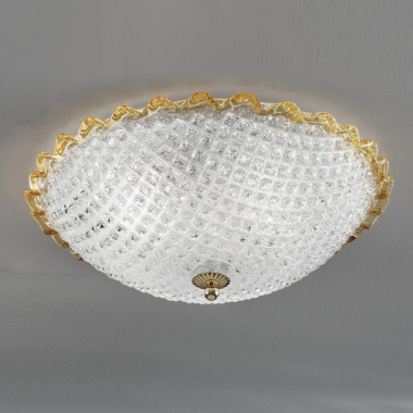 Lámpara de techo de cristal CA' DORA Murano D.40 diseño contemporáneo