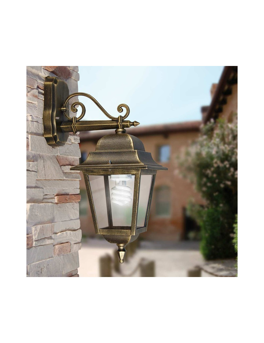 ATHENA Classic Square Wall Lantern Outdoor Garden Lighting