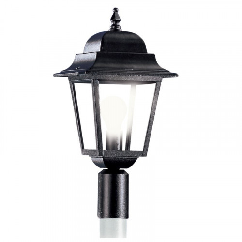 ATHENA Lantern with Attachment for Existing Pole Outdoor Garden Lighting