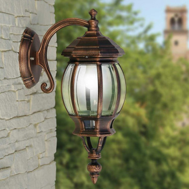 ENEA Applique Lanterna a Parete da Esterno Giardino Classica Tradizionale