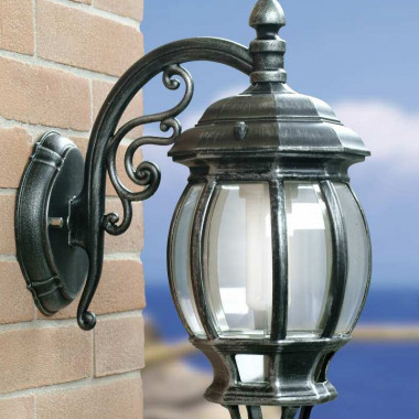 ENEA Applique Lanterna a Parete da Esterno Giardino Classica Tradizionale