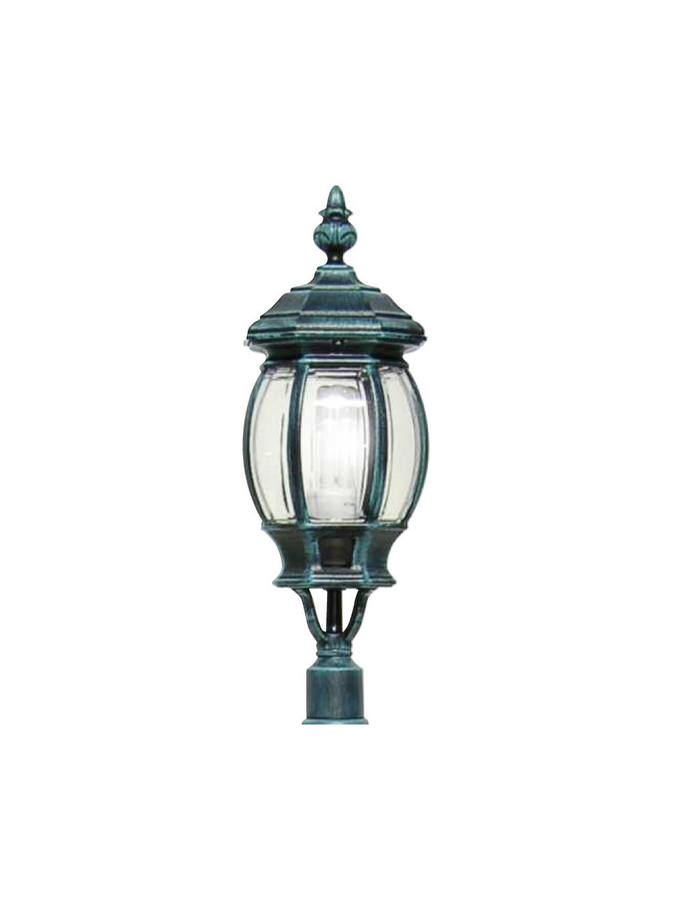 ENEA Lantern with Attachment for Existing Pole Outdoor Garden Lighting