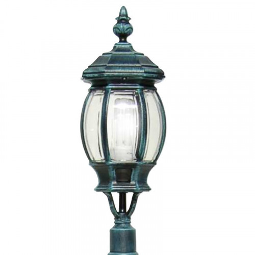 Linterna ENEA con accesorio para la iluminación de jardín exterior con poste existente