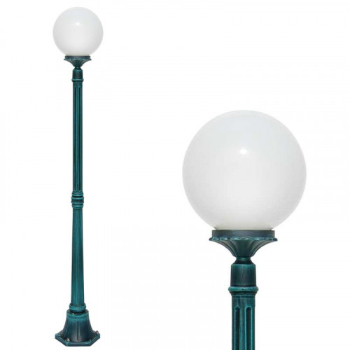 ORIONE S25 Farola Outdoor Pole Garden Sfera Globo d.25