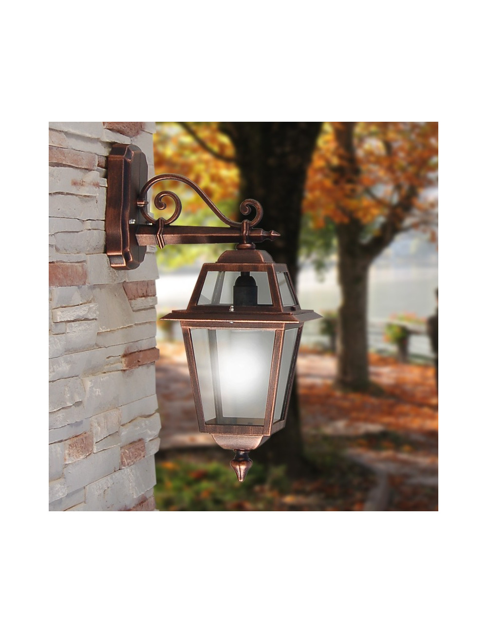 ARTEMIDE Lampada Lanterna a Parete Classica Illuminazione Esterno Giardino