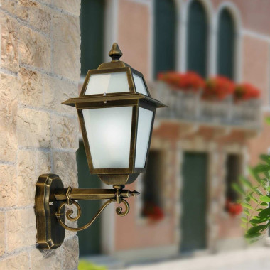 ARTEMIDE Lámpara de linterna de pared clásica Iluminación exterior de jardín