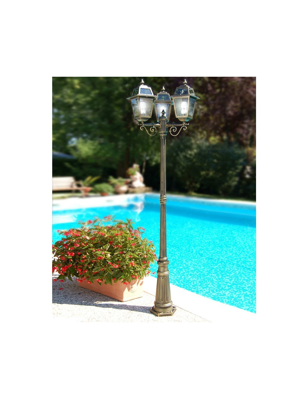 ARTEMIDE Palo Lampione Lanterna Classica Illuminazione Esterno Giardino