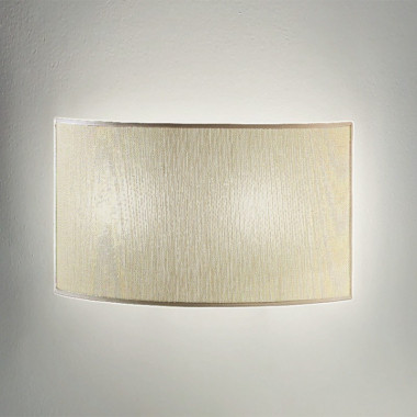 TALIA Applique with Lampshade in Jute Clear Modern Design - Antea Light