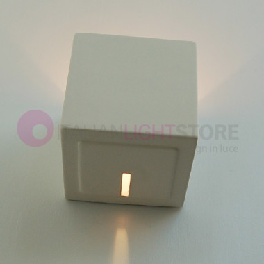QUADRO wall lamp spotlight cube modern plaster decorable paintable paintable