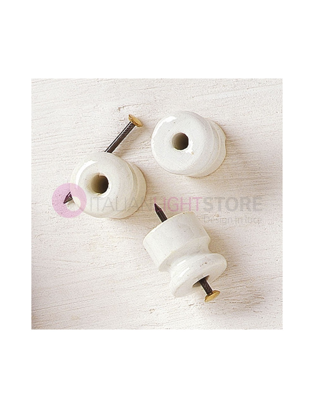 INSULATOR, Ceramic bushing for Braided Cables Ceramiche Borso