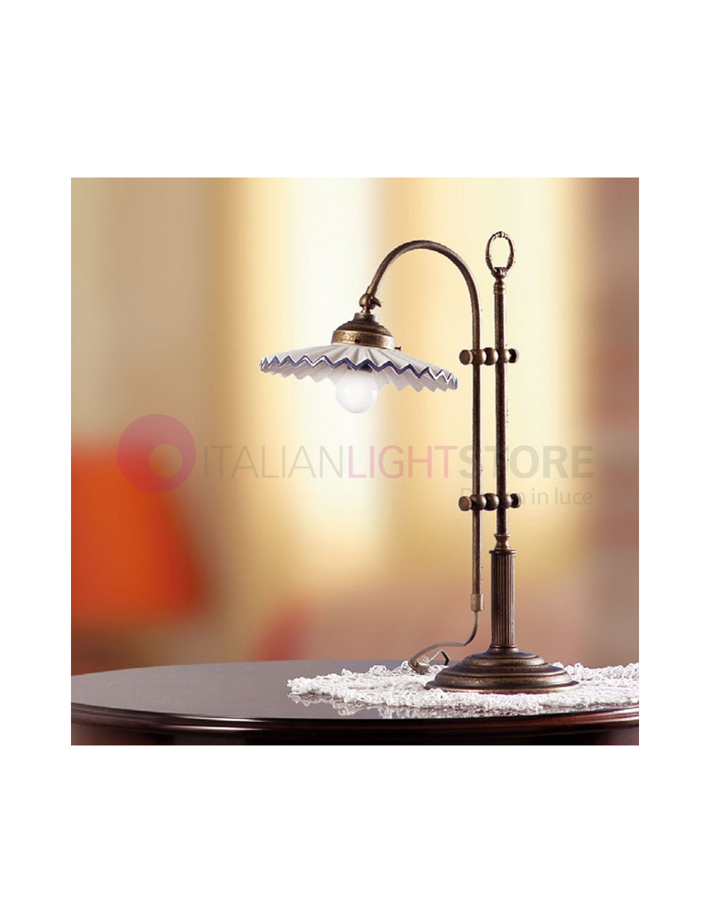 CASCINA Lampe de table Classique, Rustique, Pays - Ceramiche Borso