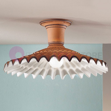 VANIA Ceramic Ceiling lamp Rustic Style Country