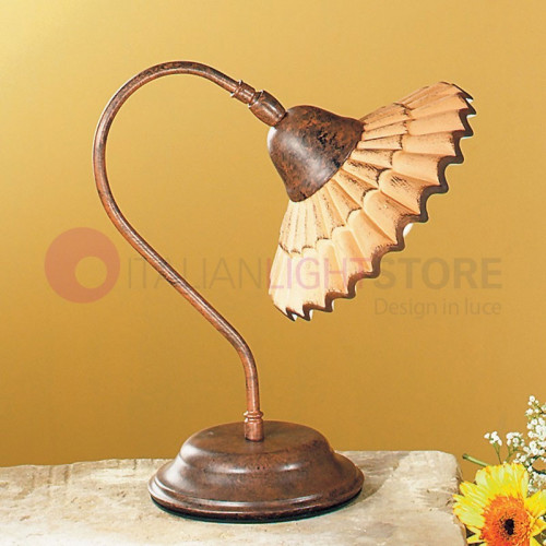 VANIA Lampe de Table En Céramique Rustique Style Pays