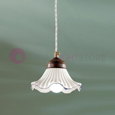 ANNA 3-Light Ceramic Pendant Lamp Rustic Style