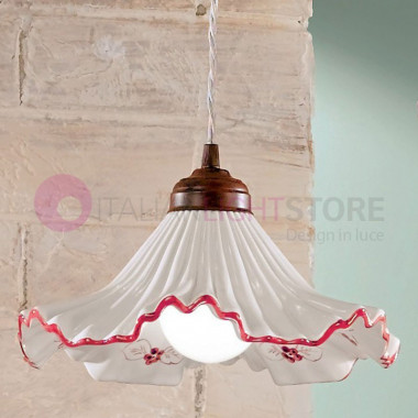 ANNA Ceramic Pendant Lamp Rustic Style