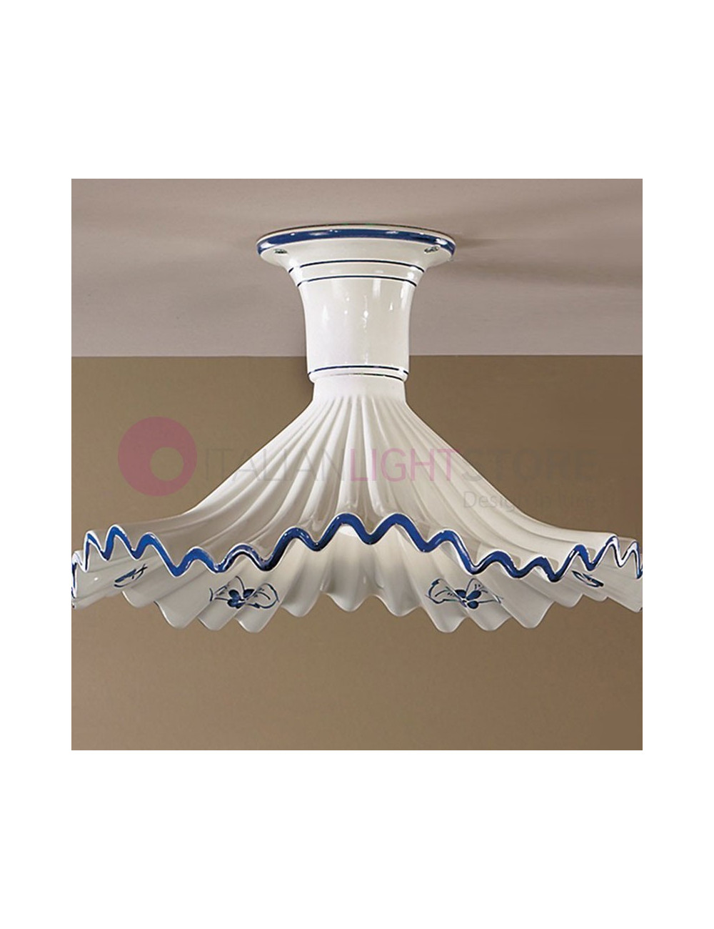 ANNA Ceiling Lamp Ceramic Rustic Style Ceiling Lamp