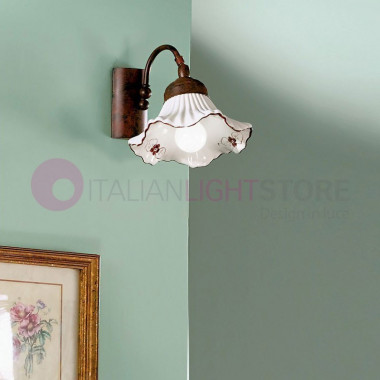 ANNA Lámpara de pared Lámpara de pared cerámica Stile Rustico