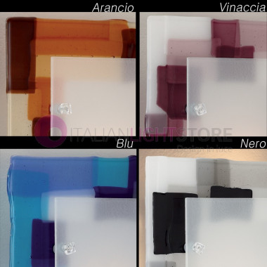 BROADWAY FAMILAMP Deckenleuchte aus Murano-Glas 60x60
