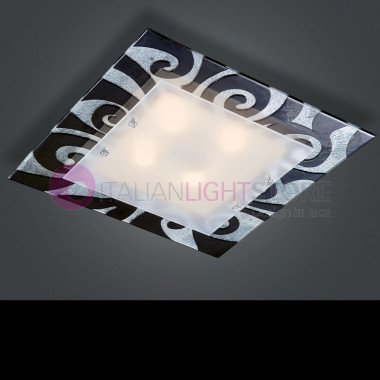 FLORIDA FAMILAMP de la luz de techo moderna de cristal de murano de 60x60