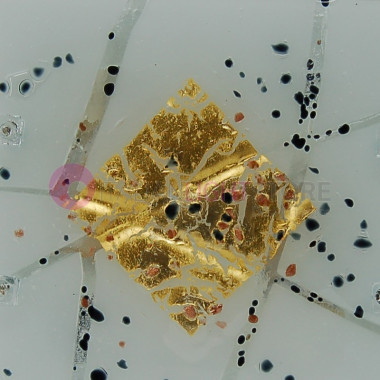 MIAMI ORO FAMILAMP Apliques de cristal de Murano de 30x20