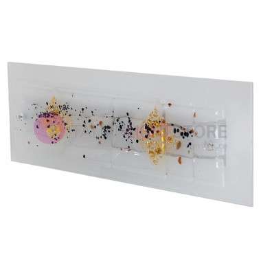 MIAMI ORO FAMILAMP Apliques de lámpara de Techo en Cristal de Murano 60x20