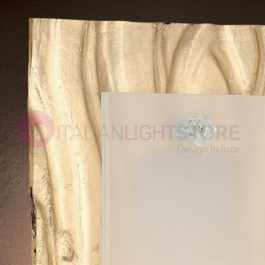 Bark wall Sconce Ceiling light Glass Murano 60x20 FAMILAMP