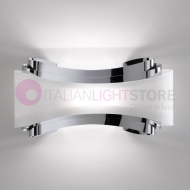 IONICA GLASS Wall Lamp L.43 Shaped Modern Design | Selene