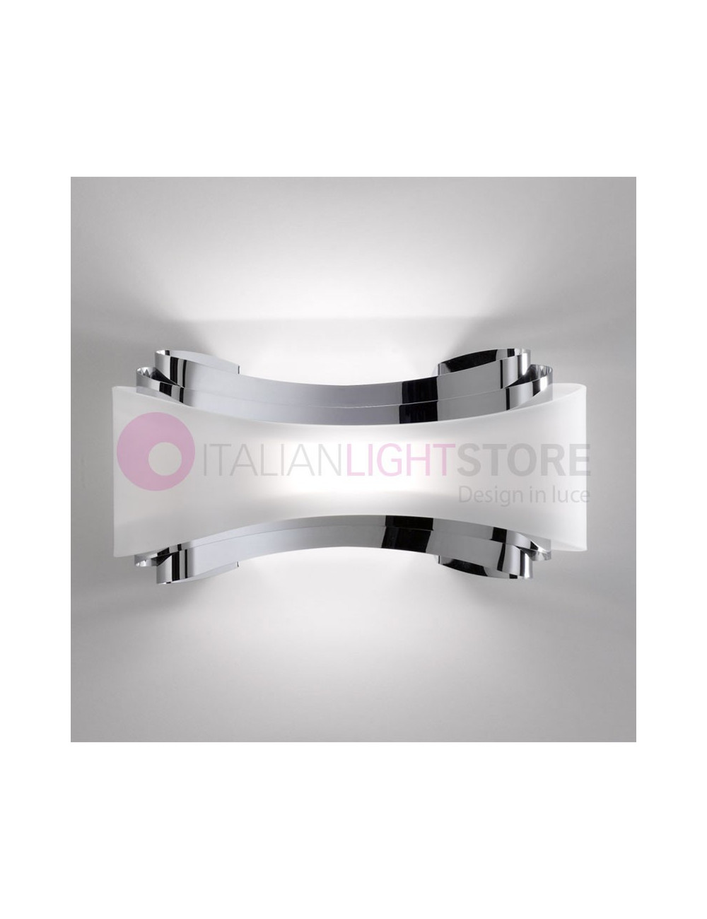 IONICA GLASS Wall Lamp L.43 Shaped Modern Design | Selene IONICA GLASS Wall Lamp L.43 Shaped Modern Design | Selene