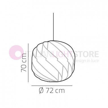GLOBE Pendant Lamp d.72 Modern Design - Linea Zero