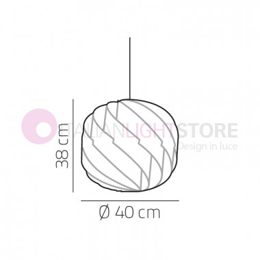 GLOBE Suspension Lamp d.40 Modern Design - Linea Zero