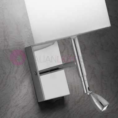 EASY Lampada a Parete H.35 con LED Design Moderno con Paralume
