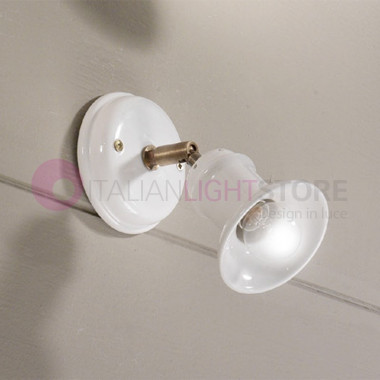 CANTUCCI-Lampe Wand Licht Einzelne Keramik-Messing - | Keramik-Borso