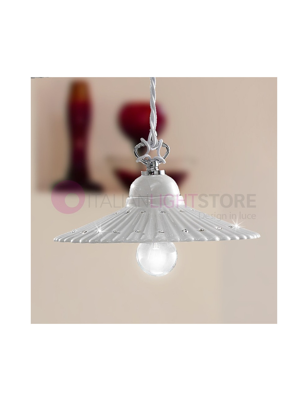 MOND, WEIßE Suspension.d.21 Keramik-Kristalle Böhmen Country | Ceramiche Borso MOND, WEIßE Suspension.d.21 Keramik-Kristalle Böhmen Country | Ceramiche Borso