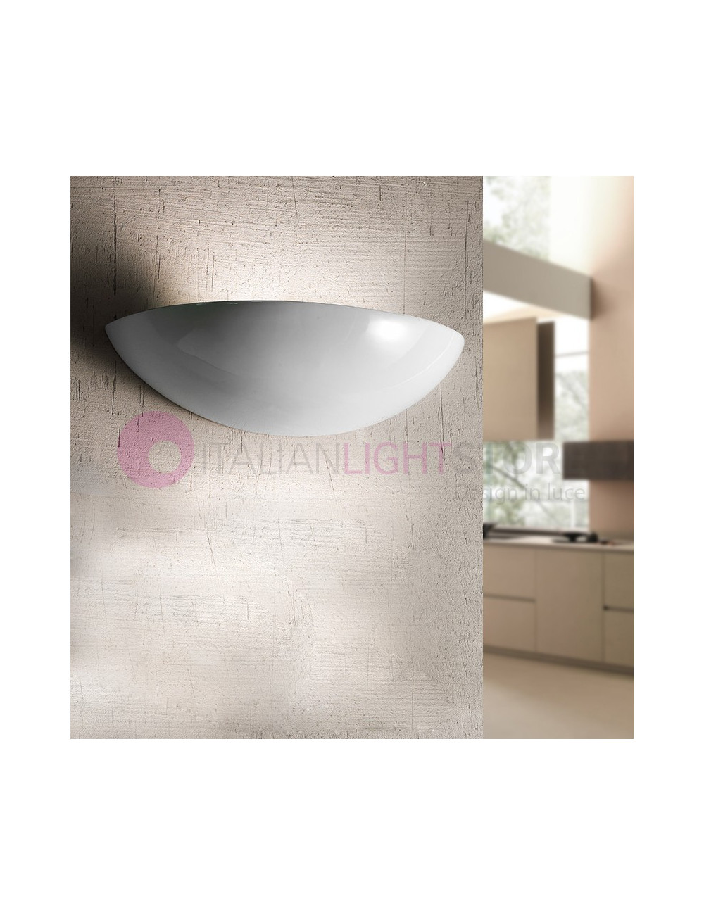 The VILLAGE OF LIGHT Applique d.39 Ceramic Rustic Country | Ceramiche Borso