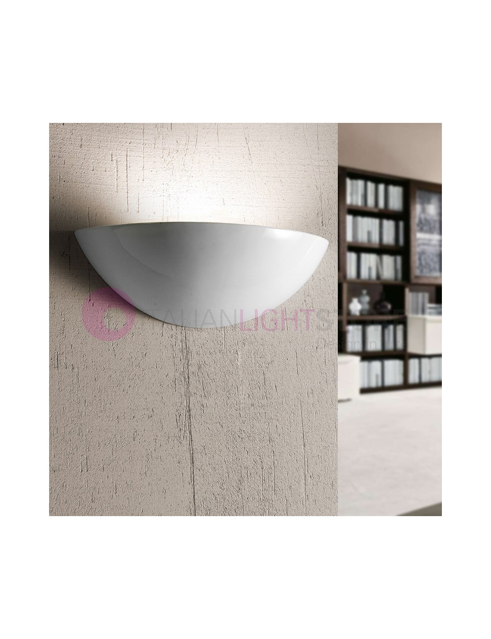 The VILLAGE OF LIGHT Applique d.30 Ceramic Rustic Country | Ceramiche Borso