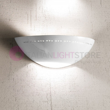 The VILLAGE OF LIGHT Applique d.30 Ceramic Perforated Country | Ceramiche Borso