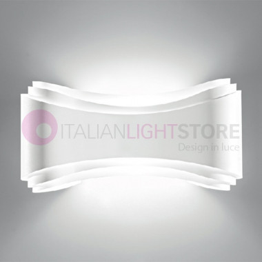 IONICA GLASS Lámpara de pared L.32 Shaped Modern Design | Selene