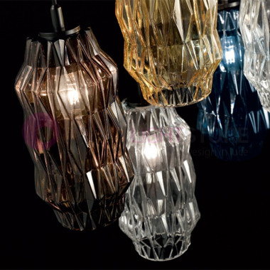 ORIGAMI Suspension en verre soufflé Design moderne | Selene