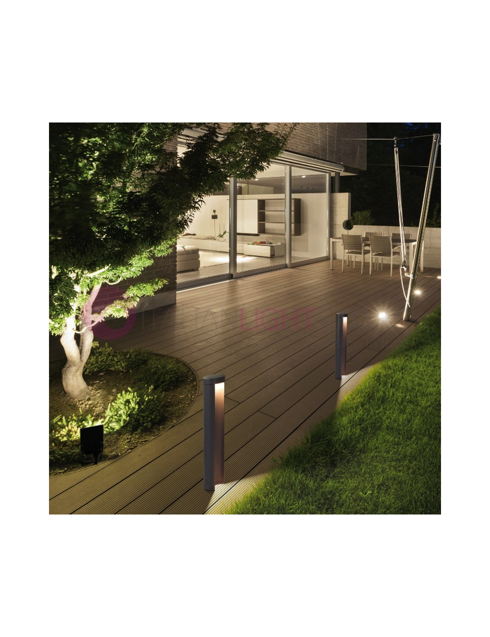 CAIRO Outdoor Led Bolardo Lámpara Diseño Moderno | Grupo Novolux