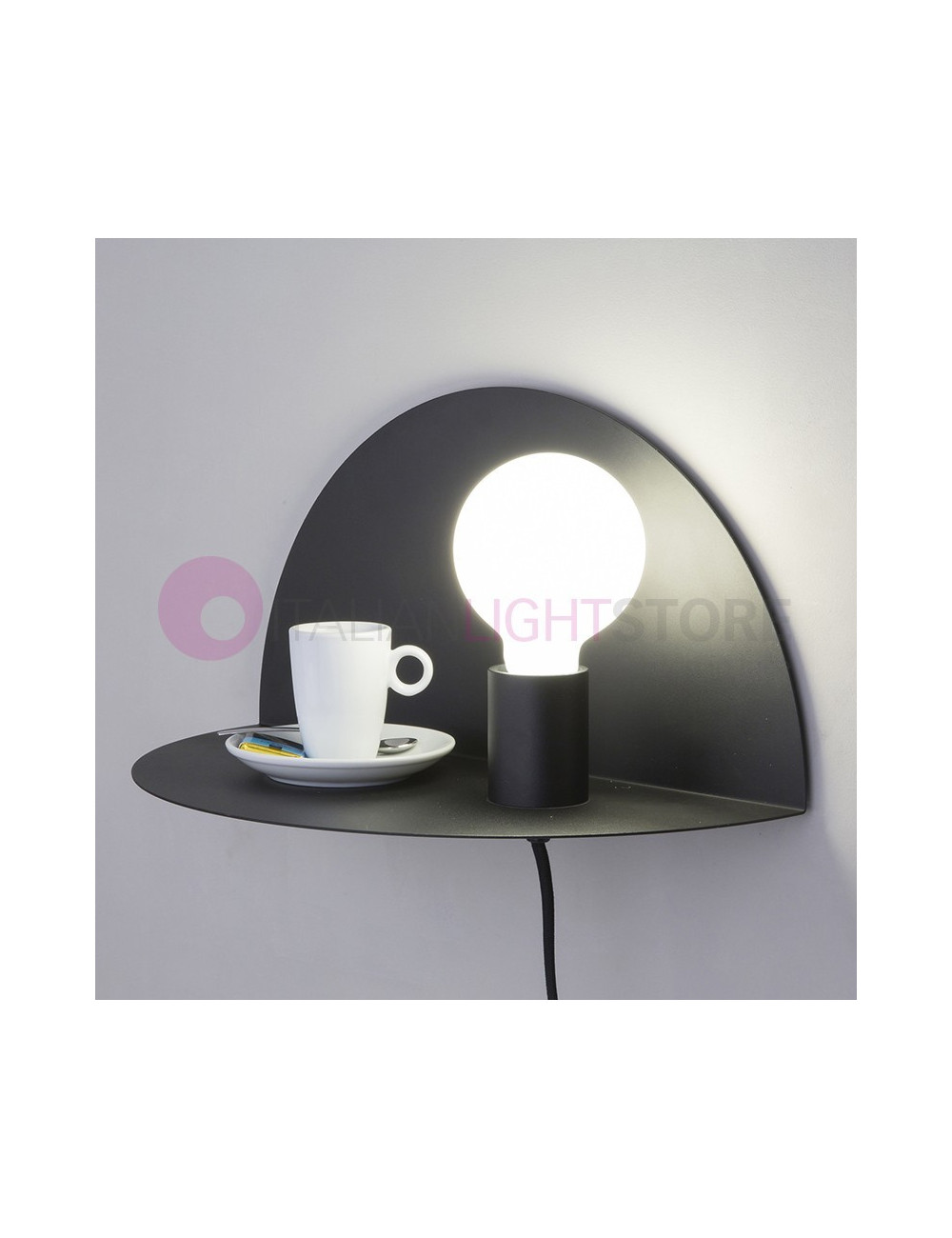 NIT Wall Lamp with light Bulb to View, Modern Design | the Lighthouse