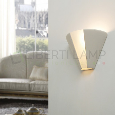 RITA wall lamp conical plaster paintable