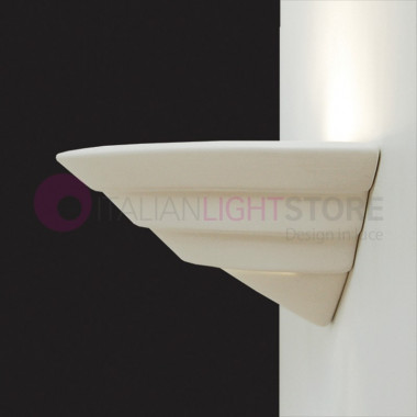 MARIKA Paintable Ceramic Plaster Wall Washer Light Uplighter