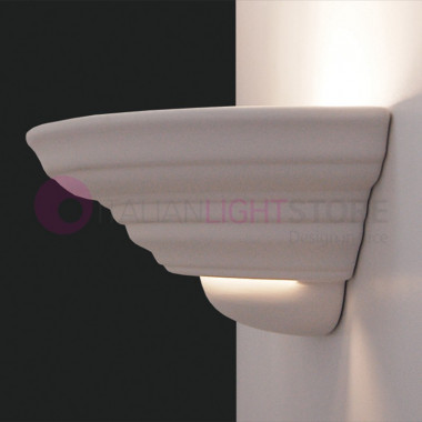 KRIZIA Paintable Ceramic Plaster Wall Washer Light Uplighter