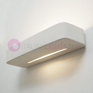 PLANA modern rectangular plaster wall lamp