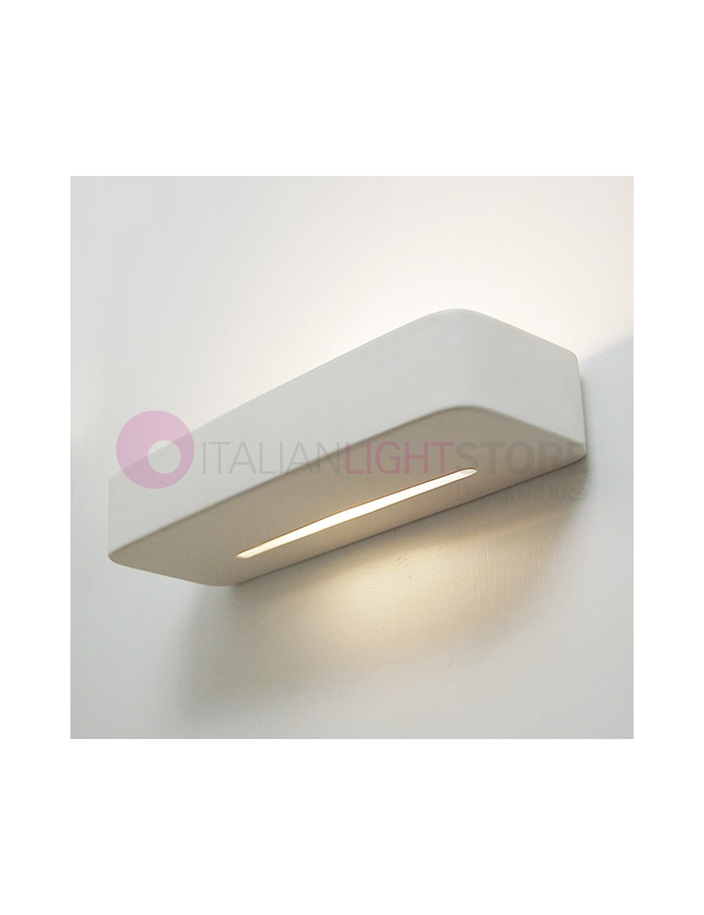 PLANA modern rectangular plaster wall lamp PLANA modern rectangular plaster wall lamp