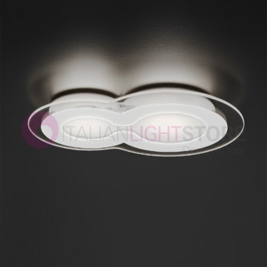 CRAZY EIGHT Plafoniera Lampada LED Moderna Vetro | Antea Luce